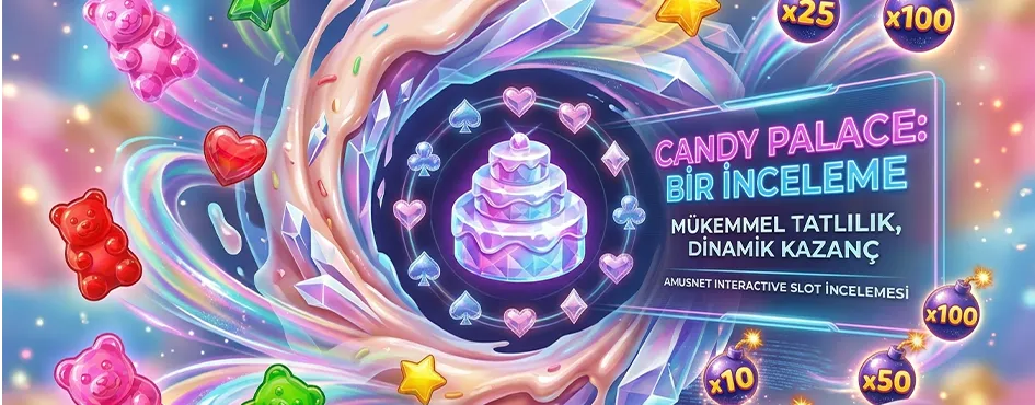 Candy Palace 4 seviyeli progresif Jackpot Cards