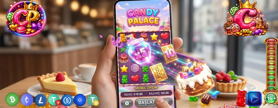 RTP, volatilite ve maksimum kazanç – Candy Palace